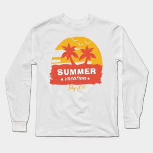 Summer Vacation Long Sleeve T-Shirt